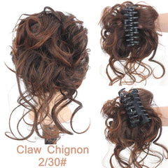 Hair Bun Wig Clip Synthetic High Temperature Filament