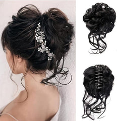 Hair Bun Wig Clip Synthetic High Temperature Filament