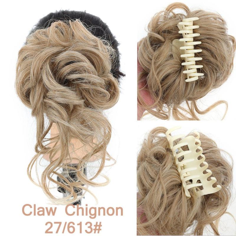 Hair Bun Wig Clip Synthetic High Temperature Filament