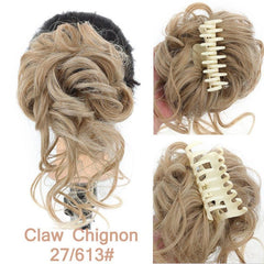 Hair Bun Wig Clip Synthetic High Temperature Filament