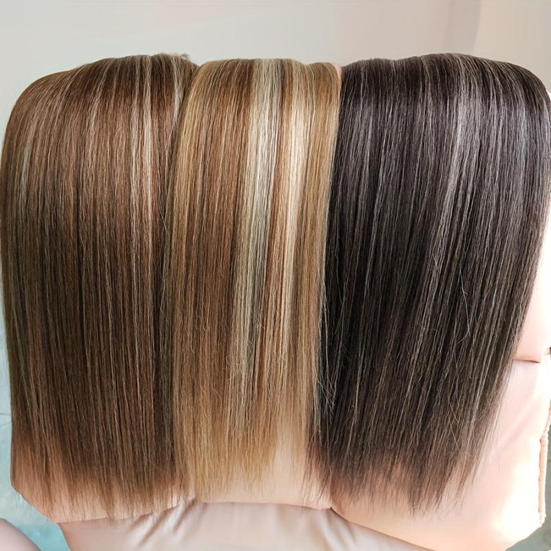 Long Straight Hair Weaving Bundles Synthetic Straight Ombre Bundles