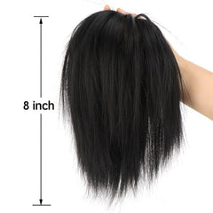 Fluffy Curls Women's Wig with Rubber Band