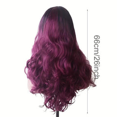 Long Body Wave Synthetic Wig Fashionable For Daily Use
