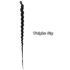 Long Braided Boxing Ponytail Hairpiece