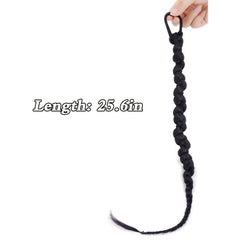 Long Braided Boxing Ponytail Hairpiece