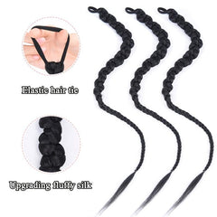 Long Braided Boxing Ponytail Hairpiece