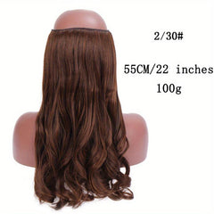 Invisible Line Hair Extension Long Wave Wig Piece