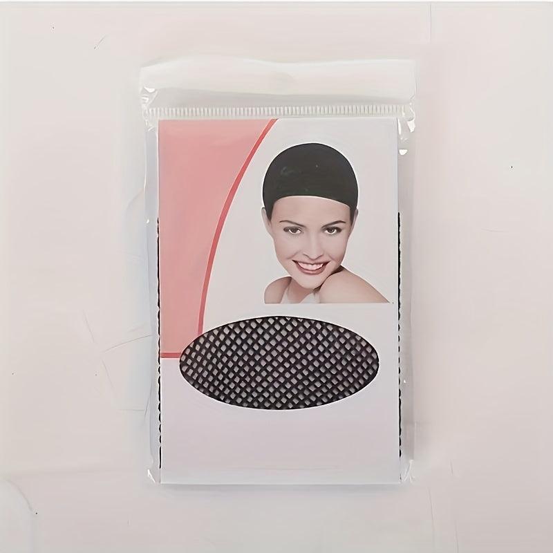 5pcs Breathable Fishing Net Wig Cap with Elastic Nylon Mesh Lining