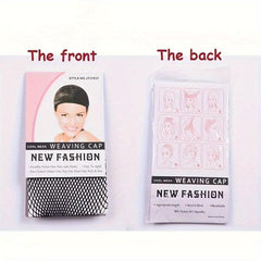 5pcs Breathable Fishing Net Wig Cap with Elastic Nylon Mesh Lining