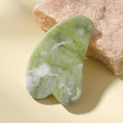 Jade Roller & Gua Sha Set for Face Massage Self Care