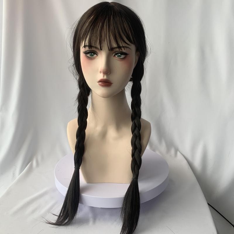 Long Double Ponytail Movie Cosplay Wig With Bangs