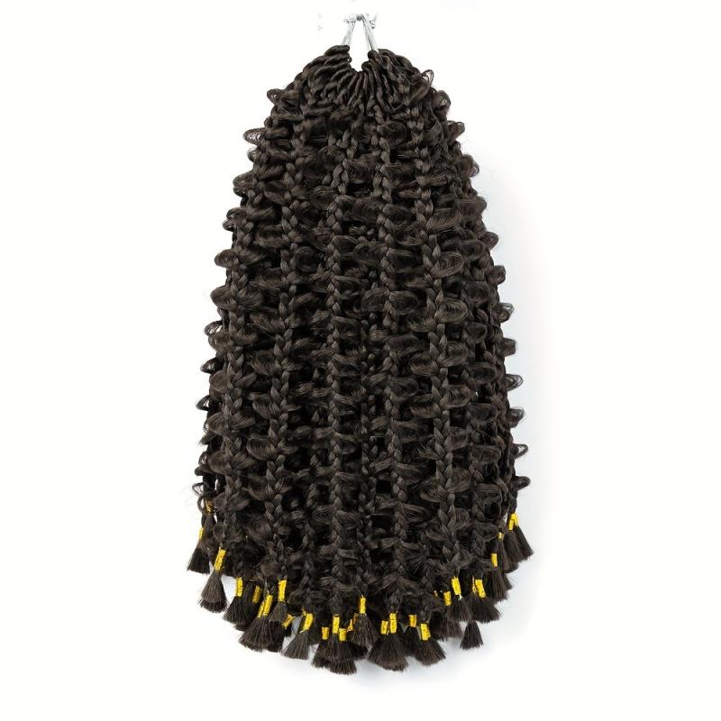Butterfly Braids Crochet Hair Pre looped Synthetic Braiding Hair