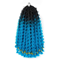Butterfly Braids Crochet Hair Pre looped Synthetic Braiding Hair