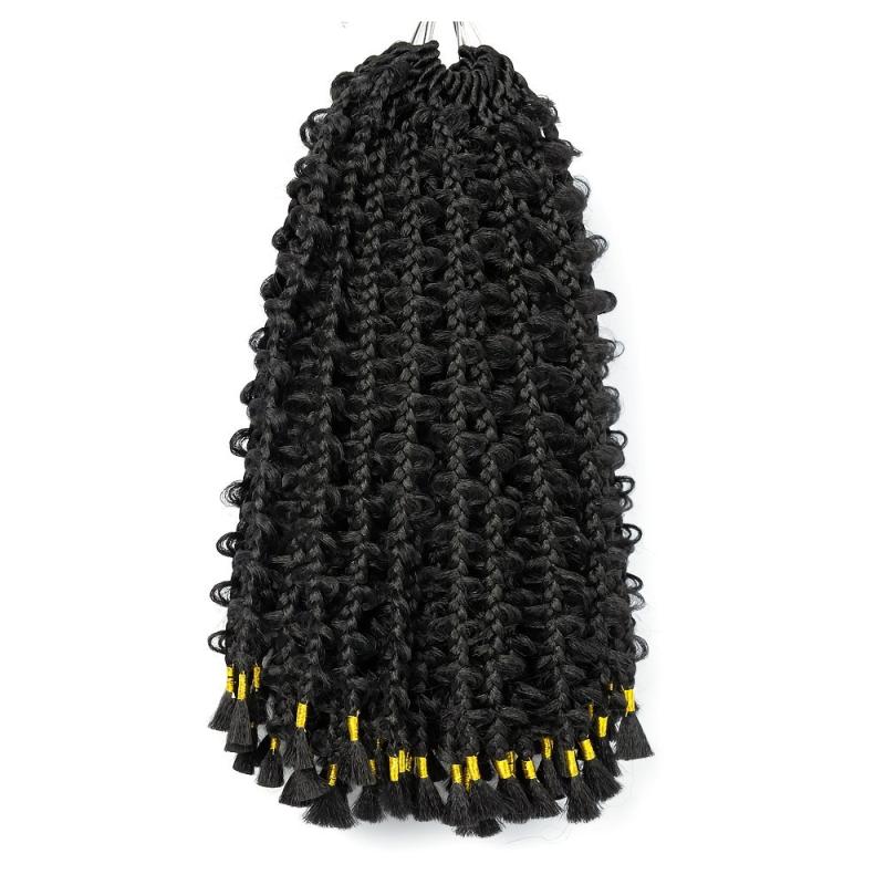 Butterfly Braids Crochet Hair Pre looped Synthetic Braiding Hair