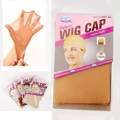 Stretchy Nylon Wig Caps For Women 2 Pcs