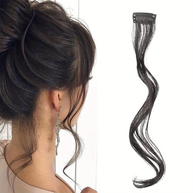 Long Dragon Beard Bangs Fringe Bangs Clip In Bangs Hair Extension