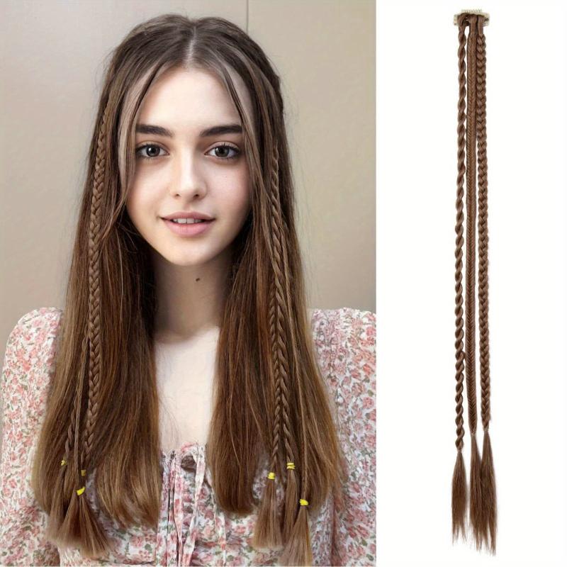 Y2K Clip In Hair Extensions 55 Long Natural Soft Synthetic Hairpieces