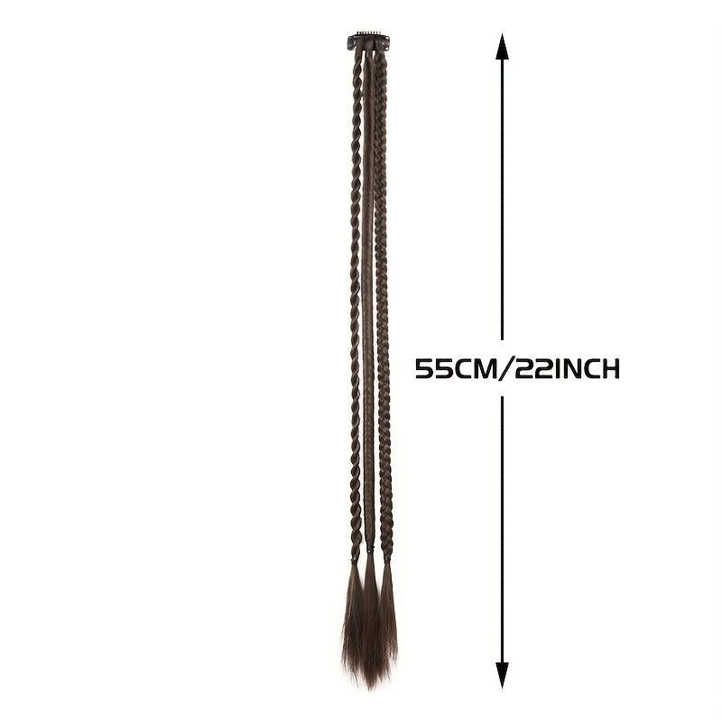 Y2K Clip In Hair Extensions 55 Long Natural Soft Synthetic Hairpieces