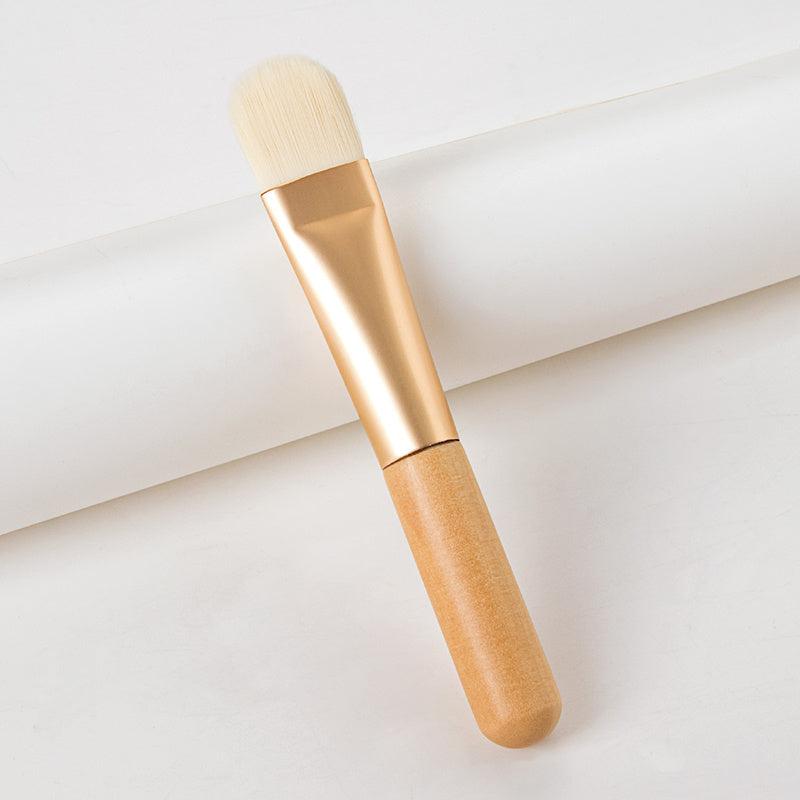 1PC Facial Mask Soft Brush Wooden Handle Face Skin Care Cosmetics Tool