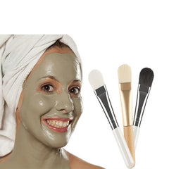 1PC Facial Mask Soft Brush Wooden Handle Face Skin Care Cosmetics Tool