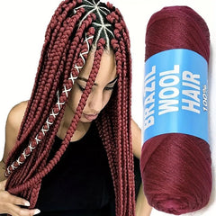 Brazilian Wool Hair Acrylic Yarn Hand Knitting Wool Braiding Hair