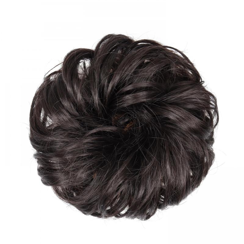 Messy Hair Bun Hair Piece Synthetic Curly Wavy Scrunchies Chignon Extension