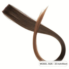 Colorful Long Straight Hair Extensions for Y2K Party