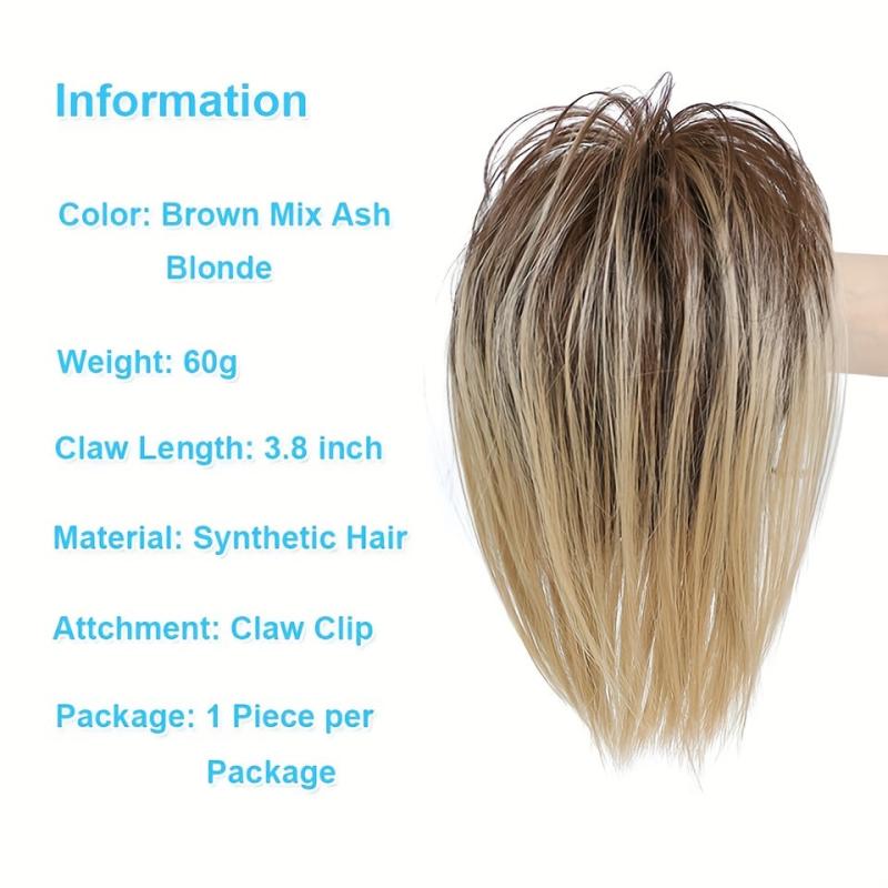 Messy Bun Hair Piece Claw Clip Hair Bun Extensi...