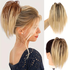 30 48 Cm Messy Bun Hair Piece Claw Clip Hair Bun Wavy Curly Chignon