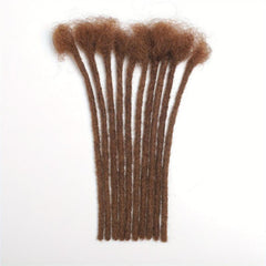 8 Inch Human Hair Dreadlock Extensions 10 Strands 100% Real Loc Extensions