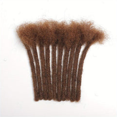 8 Inch Human Hair Dreadlock Extensions 10 Strands 100% Real Loc Extensions