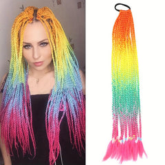 Colorful Hair Scrunchy Elastic Hair Band Hair Accessories