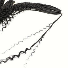 6Packs 50 Curly Ends Goddess Box Braids Crochet Hair Extensions