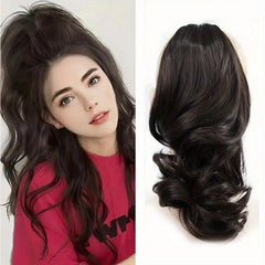 Curly Wavy Ponytail Extensions Synthetic Clip In Hair Extensions