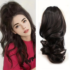 Curly Wavy Ponytail Extensions Synthetic Clip In Hair Extensions