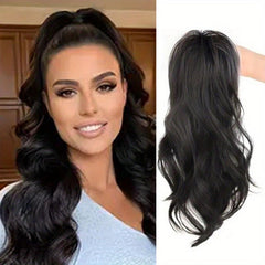 Curly Wavy Ponytail Extensions Synthetic Clip In Hair Extensions