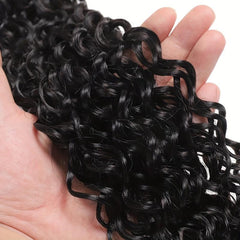 Natural Curly Wave Human Hair Extensions Unprocessed Virgin Hair Weave