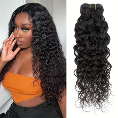 Natural Curly Wave Human Hair Extensions Unprocessed Virgin Hair Weave