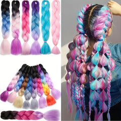 Glowing Hair Twist Braids DIY Hairstyle Extension