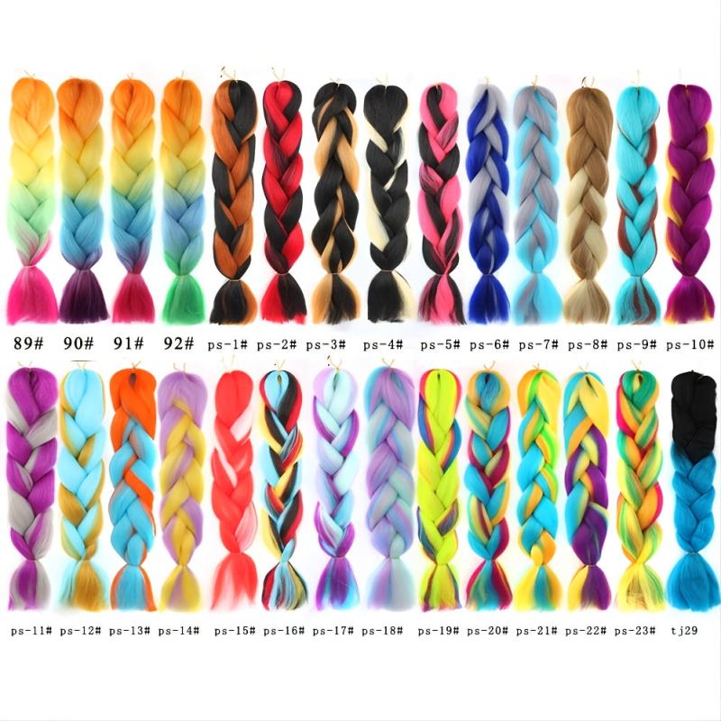Glowing Hair Twist Braids DIY Hairstyle Extension