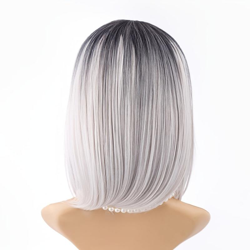 Short Bob Ombre Wig Synthetic Heat Resistant