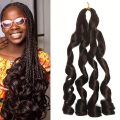 French Curly Braiding Hair 60 96 Cm Loose Wave Spiral Crochet Hair