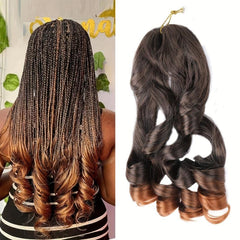 French Curly Braiding Hair 60 96 Cm Loose Wave Spiral Crochet Hair