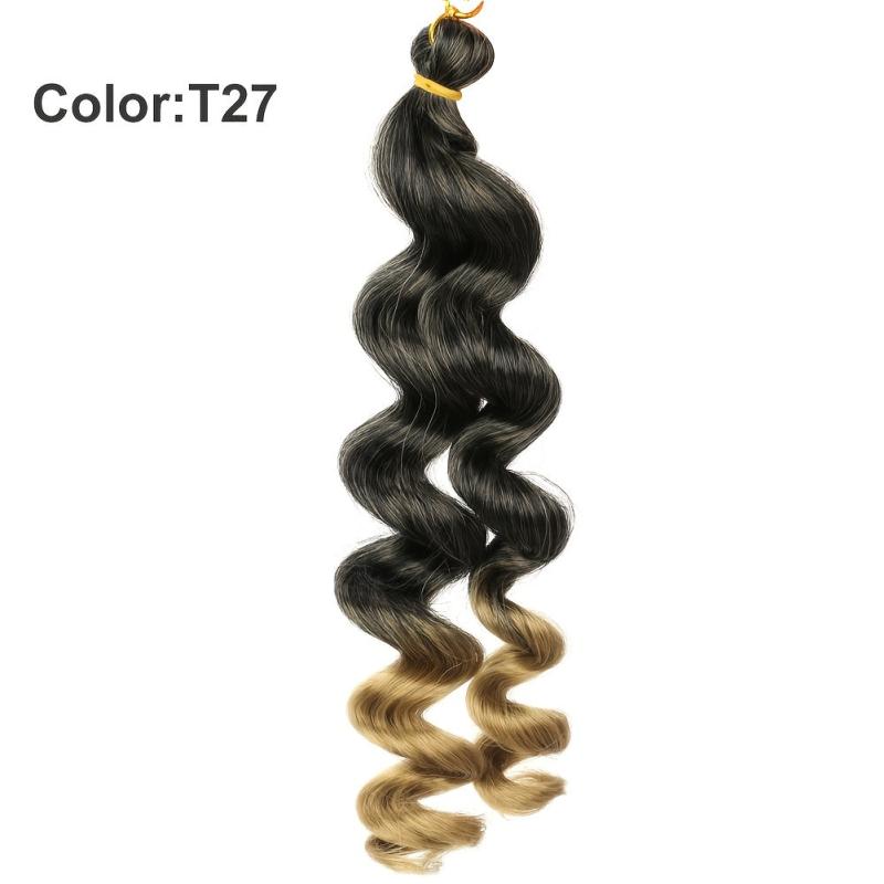 Pre-stretched Crochet Hair Extensions Loose Wave Body Wave for Women