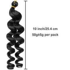 Pre-stretched Crochet Hair Extensions Loose Wave Body Wave for Women