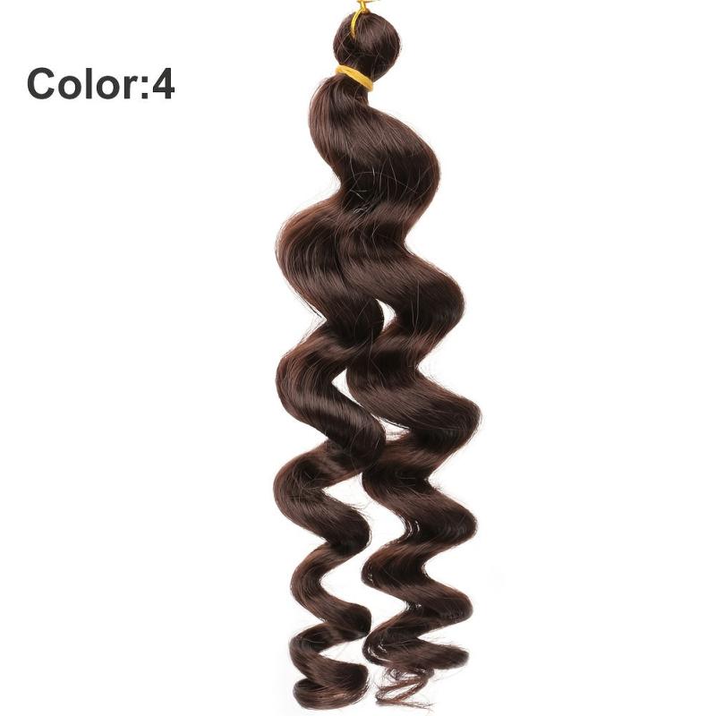 Pre-stretched Crochet Hair Extensions Loose Wave Body Wave for Women