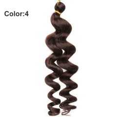 Pre-stretched Crochet Hair Extensions Loose Wave Body Wave for Women