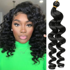 Pre-stretched Crochet Hair Extensions Loose Wave Body Wave for Women