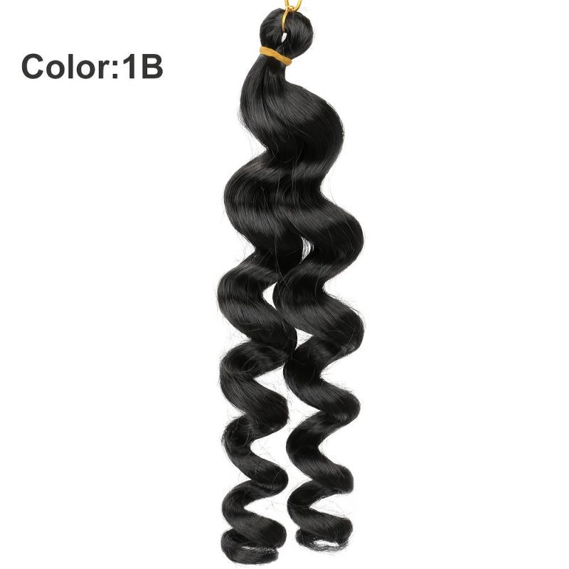Pre-stretched Crochet Hair Extensions Loose Wave Body Wave for Women