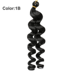 Pre-stretched Crochet Hair Extensions Loose Wave Body Wave for Women